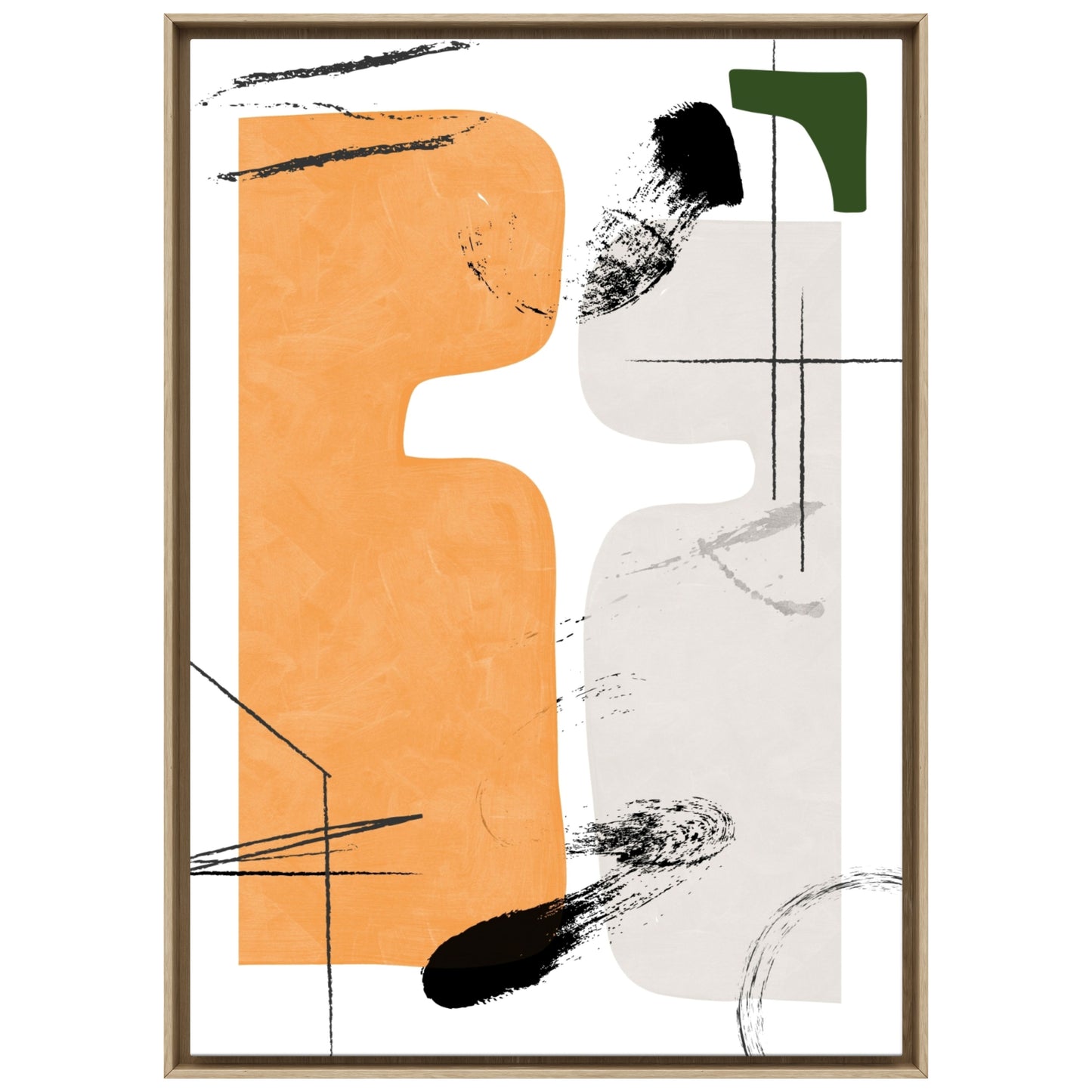 Plongez dans l'élégance avec l'affiche murale 'HARMONY'. Une symphonie visuelle de formes abstraites et de teintes harmonieuses. Des tons chatoyants et apaisants se mêlent pour créer une ambiance chaleureuse dans la chambre