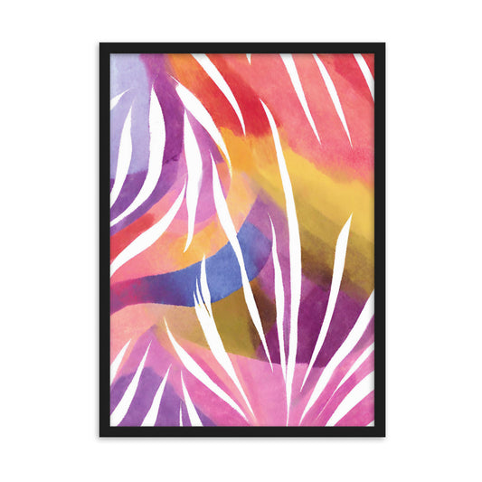 AURORA | Wooden framed wall poster