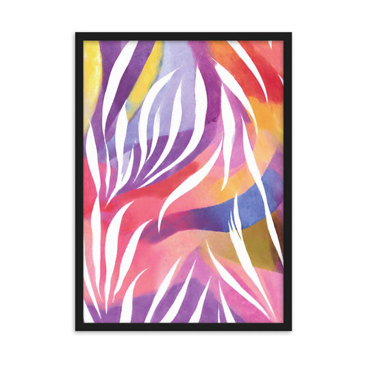 AURORA | Wooden framed wall poster